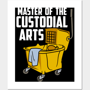 Custodian, School Custodian, Janitor, Funny Housekeeper Posters and Art